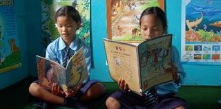 Room to Read library in Nepal