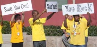 signs of encouragement-Riverside-Schools-photo