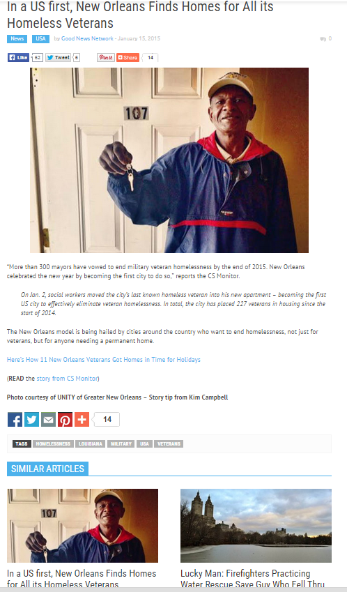 similar article showing current page