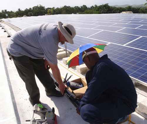 Solar training Haiti hospital-PIHorg