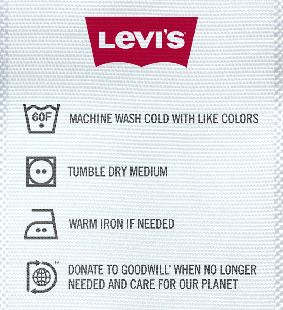 Levi's Clothing Care Tags to Include Instructions on Caring for the Planet  - Good News Network