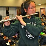 Flutist is blind Diamond Bar HS photo