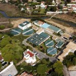 Algae plant Chiclana de la Frontera-Spain aerial