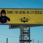 Batkid billboard-PatriciavWilson tweeted this