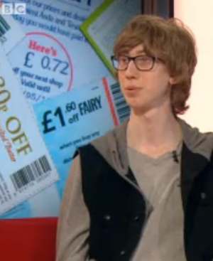 Coupon crazed UK teen-BBCvid