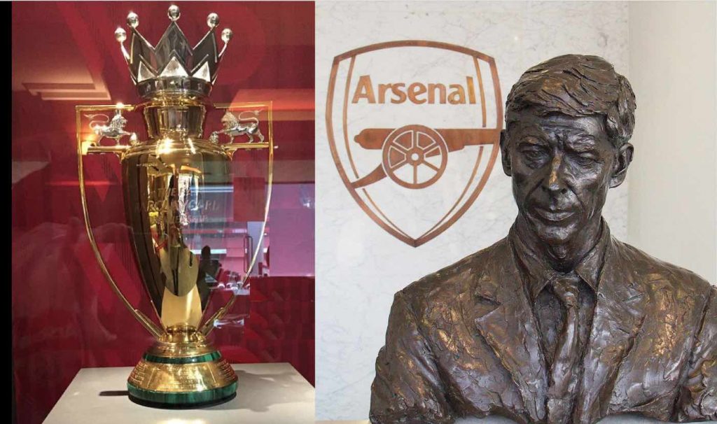 Arsenal Unbeaten Games Trophy Cc Jason Jones Coach Bust Cc By Ronnie Macdonald