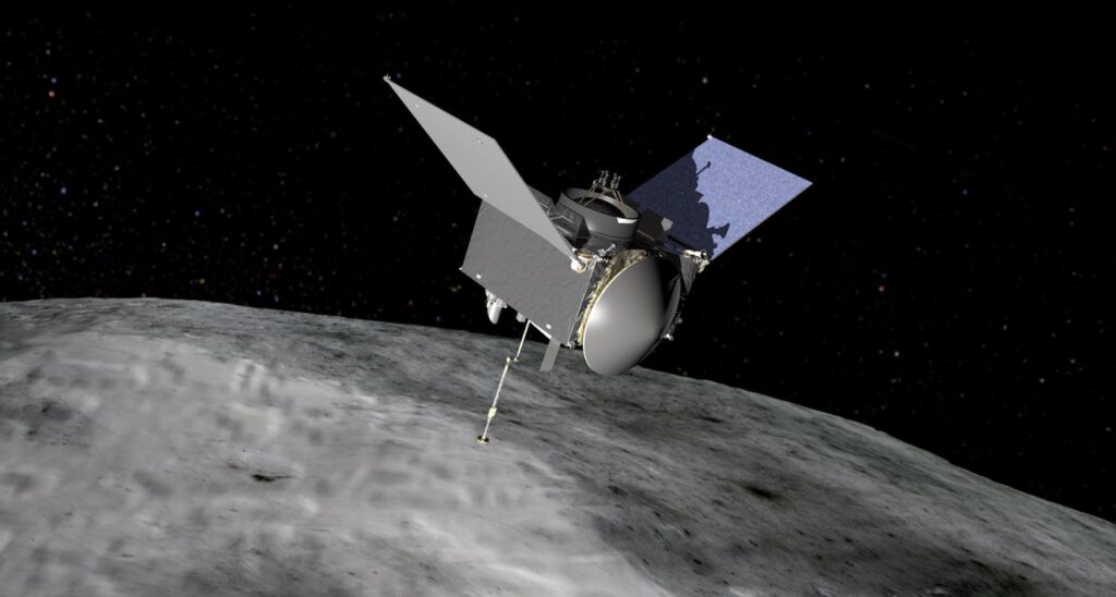 In Historic First NASA Lands On Asteroid And Collects Samples Of Debris That Helped Formed Our