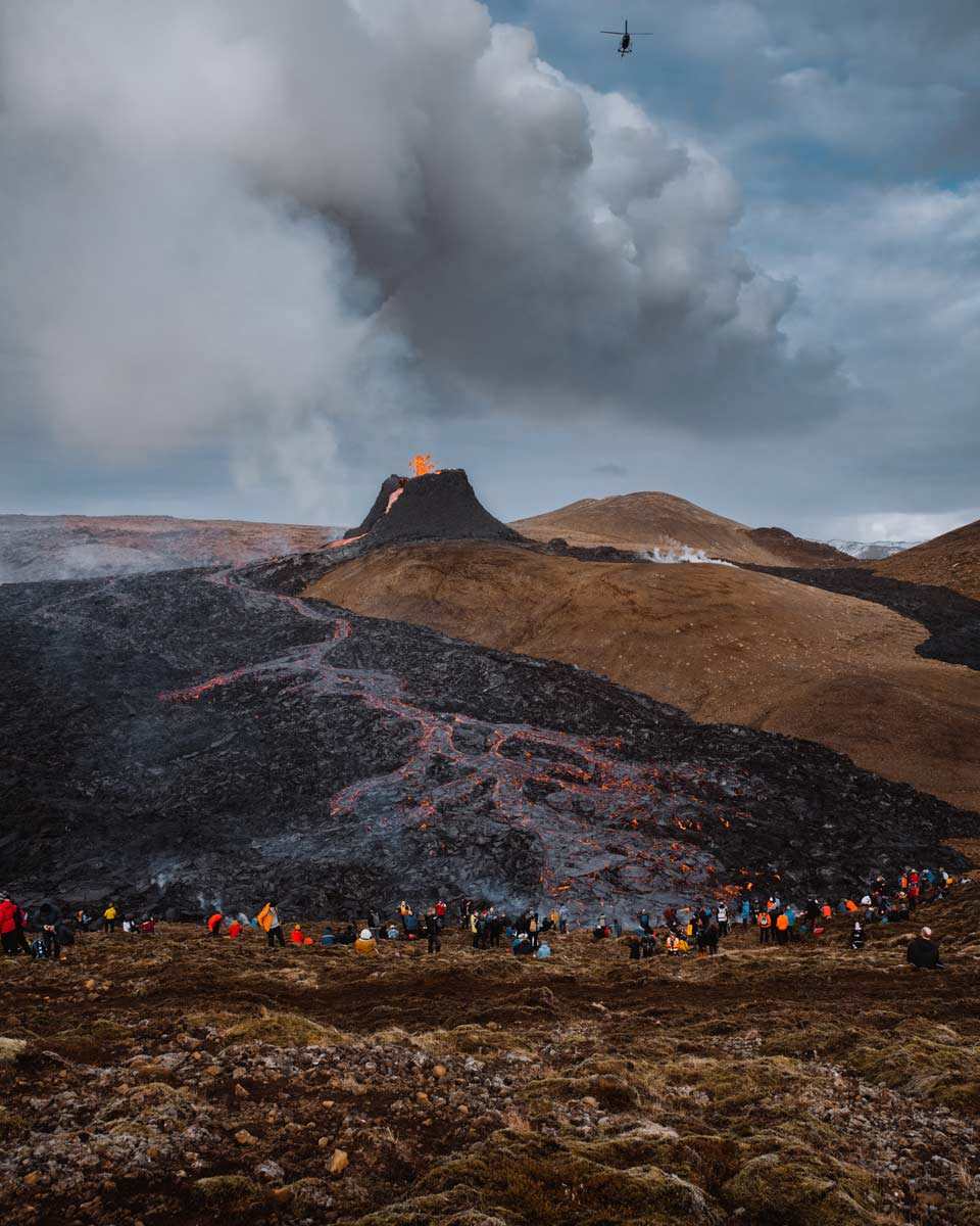 Spontaneous Spirit of Humanity Takes Center Stage Around Erupting ...