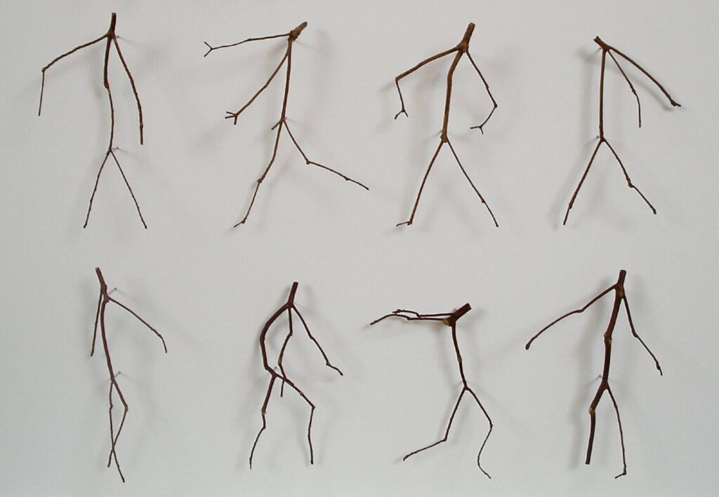 Artist Takes Twigs and Turns Them Into Dancing Figures—Creating New Images  Every Day