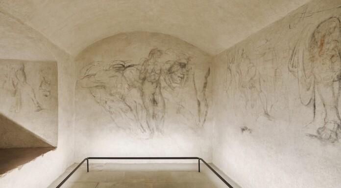 ‘secret Room Where Michelangelo Hid Beneath Trap Door Is Covered With His Drawings And Now