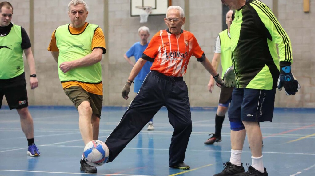 Britain's Oldest Soccer Senior at 90-years-old Is Still the 'Ninja