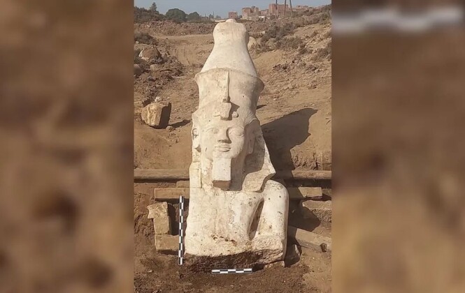 Archaeologists Unearth the Long-Lost Top Half of an Enormous Ramses II ...