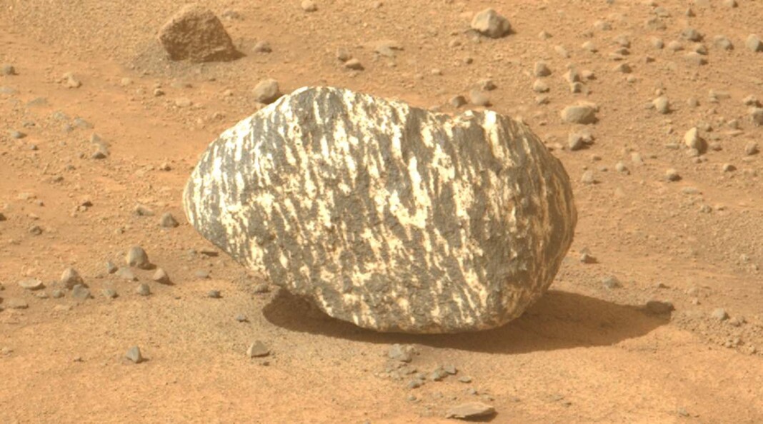 Strange Rock Found on Mars with Zebra Markings Has NASA Scientists ...