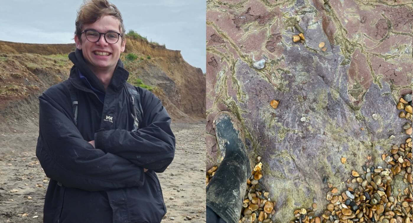 23-Year-old Finds Huge Dinosaur Footprint Dating Back 127 Million Years on UK Beach After Rain